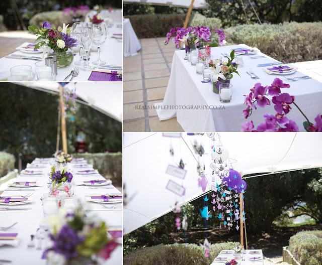 Algo azul... Una boda con inspiración japonesa