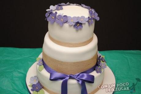 La tarta de boda de Paola y Gerard
