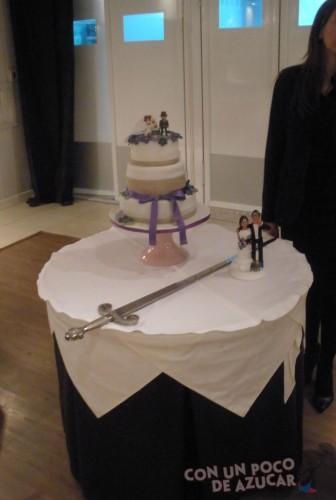 La tarta de boda de Paola y Gerard