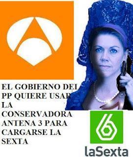 El Gobierno del PP quiere eliminar los medios críticos y apunta a La Sexta