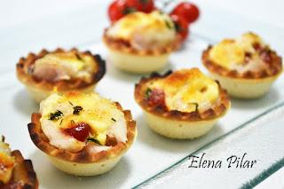 Canapés de Merluza con gratinado muy crujiente