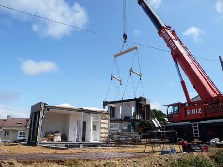 Montaje de la vivienda A-cero Tech entregada el 22 de Agosto en Oleiros, A Coruña!