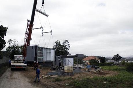A-cero Tech Projects Montaje de la vivienda A-cero Tech entregada el 22 de Agosto en Oleiros, A Coruña!