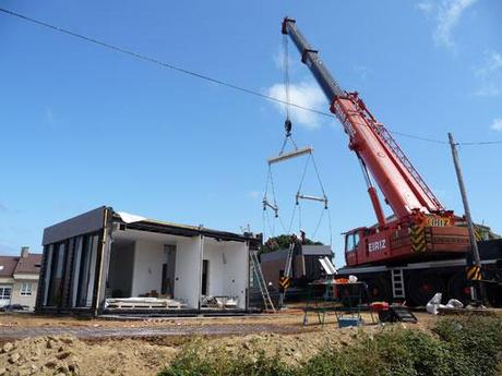 Montaje de la vivienda A-cero Tech entregada el 22 de Agosto en Oleiros, A Coruña!