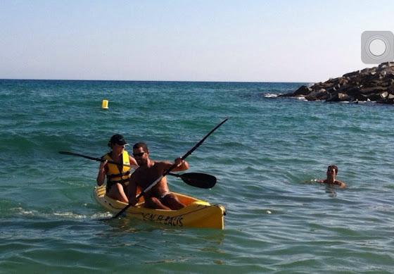 Kayaking para hacer abdominales