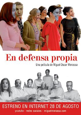 28 de Agosto: Estreno en internet de la película EN DEFENSA PROPIA