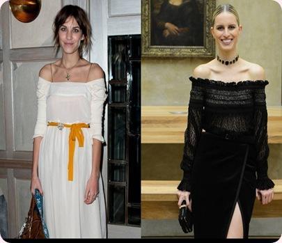 alexa chung low shoulders horz thumb Tendencias moda: Cut Out Shoulders, se lleva enseñar los hombros