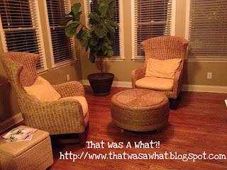 La transformación de un caucho a una mesa excepcional para combinar con unos muebles de Rathan