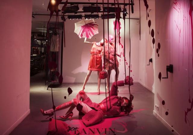 Theatrical shop windows