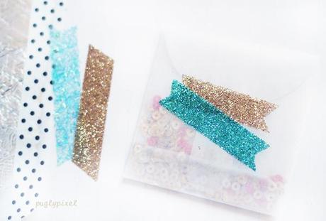 Tutorial: ¡Fabrica tu propio washi tape glitter!