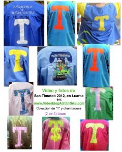 San Timoteo 2012 en Luarca: Coleccion chambrones lisos