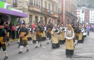 San Timoteo 2012 en Luarca:  Bandas de gaitas