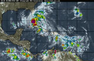 La tormenta tropical Isaac se dirige hacia Florida