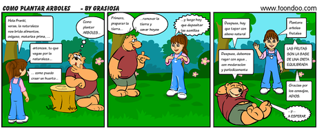 COMIC COMO PLANTAR ARBOLES