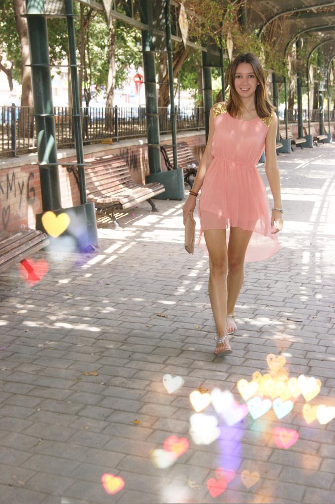 Sheinside Coral Dress