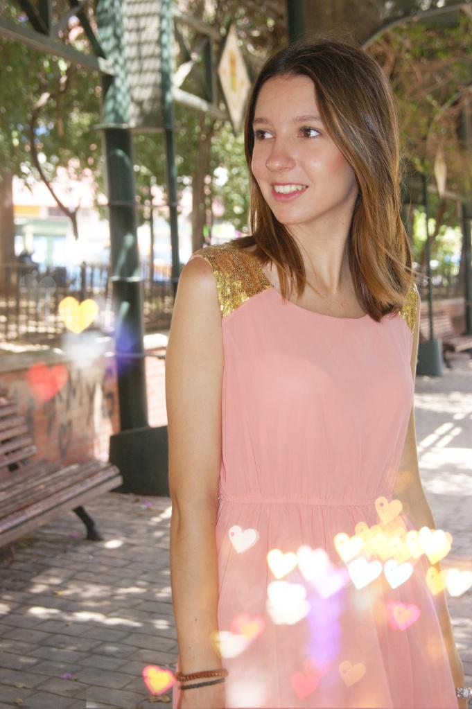 Sheinside Coral Dress