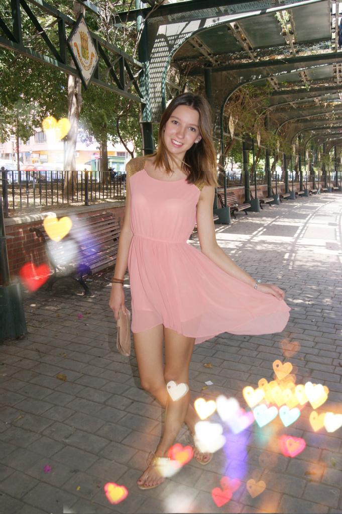 Sheinside Coral Dress