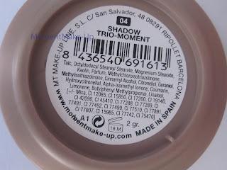 Ojos :mascaras,sombras y lápices Moment Make Up