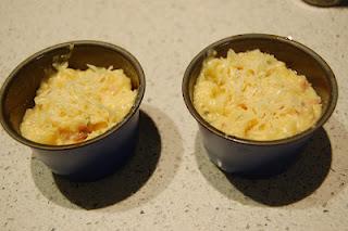 Soufflé de queso y beicon