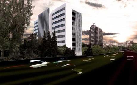 A-cero Projects Avanzan las obras de rehabilitación de fachada, de un céntrico edificio de Madrid