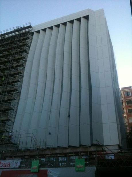 A-cero Projects Avanzan las obras de rehabilitación de fachada, de un céntrico edificio de Madrid