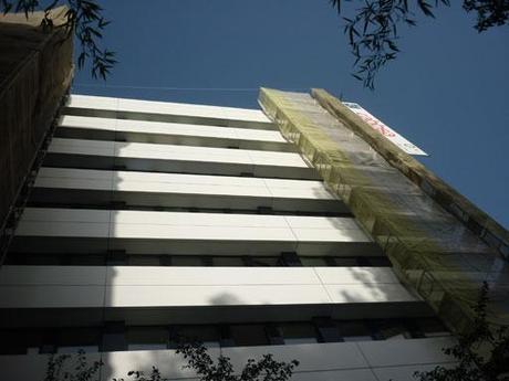 A-cero Tech Projects Avanzan las obras de rehabilitación de fachada, de un céntrico edificio de Madrid