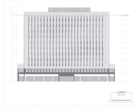 A-cero Projects Avanzan las obras de rehabilitación de fachada, de un céntrico edificio de Madrid