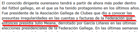 LA FEDERACIÓN GALLEGA ANTE LAS GRAVES ACUSACIONES DE CORRUPCIÓN: ¿CALLA Y OTORGA?