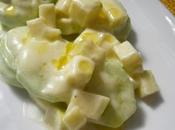 Manzanas yogur bajo calorías