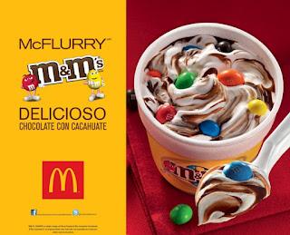¡Consiéntete con el nuevo McFlurry® de M&M;´s con Cacahuate!