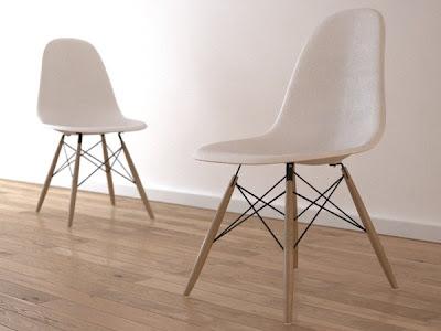 EAMES PLASTIC SIDE CHAIR DSW