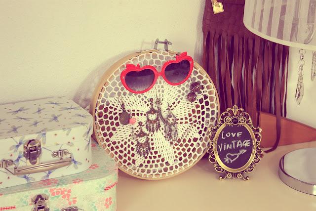 DIY Casa - Soporte vintage para pendientes