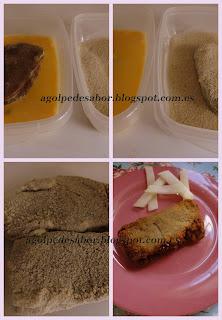 Filetes rellenos de espinacas y queso