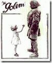 Cartel promocional de la película alemana «El Golem» (1920), de Paul Wegener 