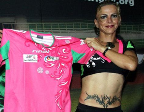 La transexual Miranda Salman, es la mejor jugadora de fútbol femenino del mundo