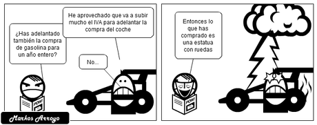 No me va a llegar para gasol-IVA
