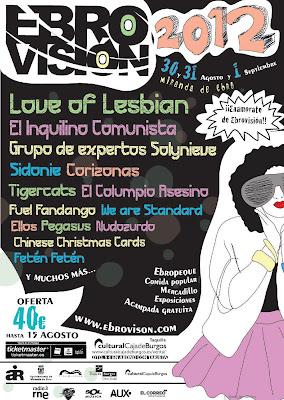 Horarios Ebrovisión 2012