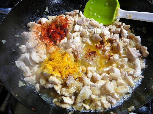 Tarta de pollo diferente