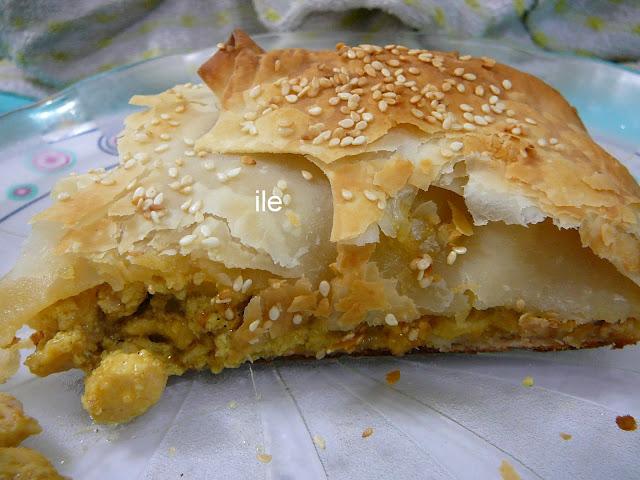 Tarta de pollo diferente