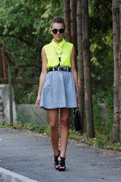 Blusas neón para esta Primavera - Verano 2012/13