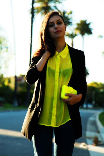 Blusas neón para esta Primavera - Verano 2012/13