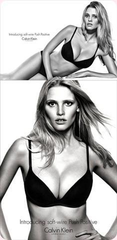 larastone1 vert thumb Lara Stone repite como imagen de calvin Klein Underwear