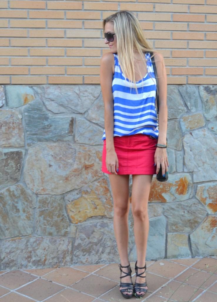 Striped tank top