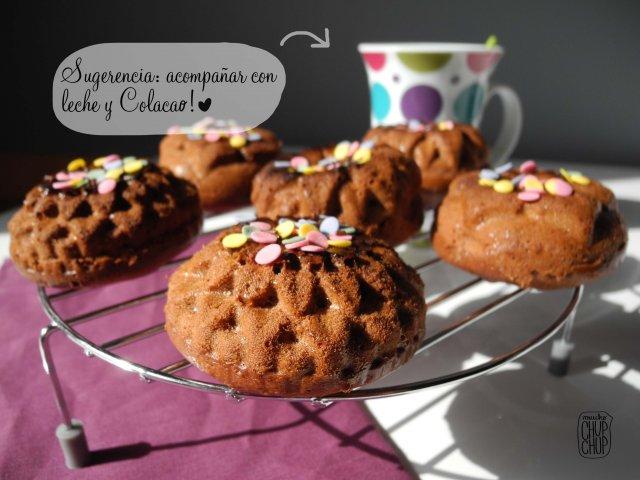 Bollitos de chocolate con queso crema. Viernes dulce de receta