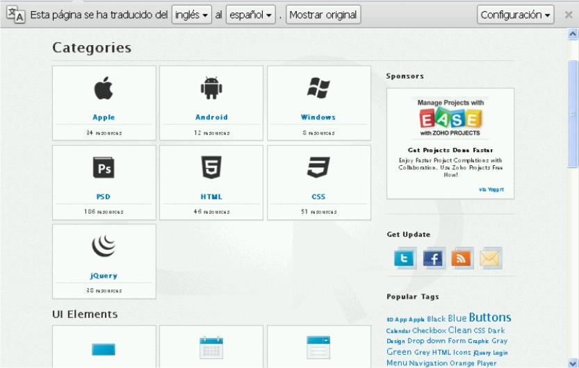 UICloud: Un motor de búsqueda para elementos de diseños y de grandes recursos