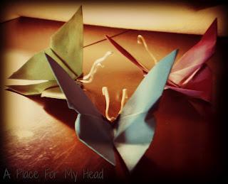 Imán Mariposa de origami Imán Mariposa de origami