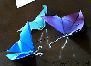 Imán Mariposa de origami Imán Mariposa de origami