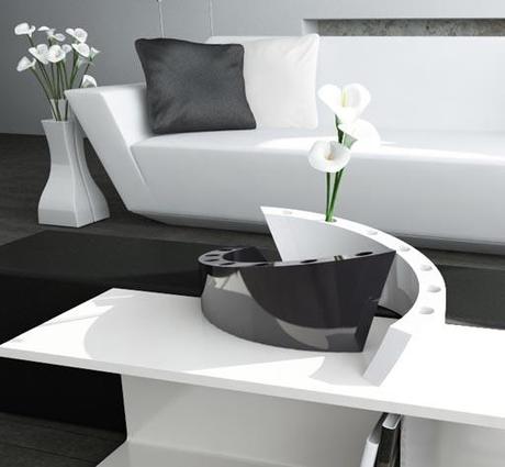 Nuevos diseños; jarra de agua y elementos decorativos de A-cero In