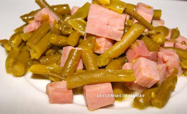 HABICHUELAS CON JAMÓN O PANACHÉ DE VERDURA