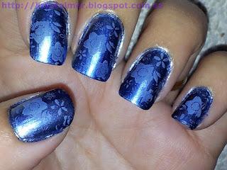 Look azul eléctrico